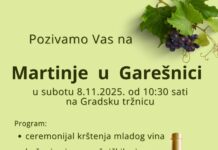 V. Garešničko Martinje stiže ove subote – vino, tamburaši i dobro raspoloženje na gradskoj tržnici