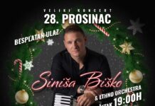 Kutina u znaku blagdanske glazbe: Besplatan koncert Siniše Biška na glavnom trgu