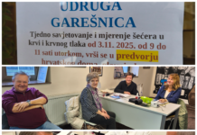 Savjetovalište za dijabetes u Garešnici utorkom u predvorju Hrv. doma