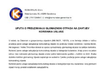 Komunalac Garešnica glomazni otpad će odvoziti na zahtjev korisnika