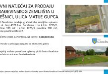 Grad Garešnica raspisao javni natječaj za prodaju građevinskog zemljišta